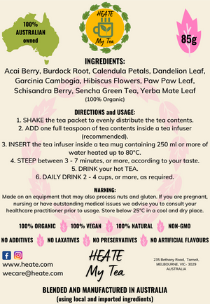 SLIM TEATOX TEA - 100% ORGANIC