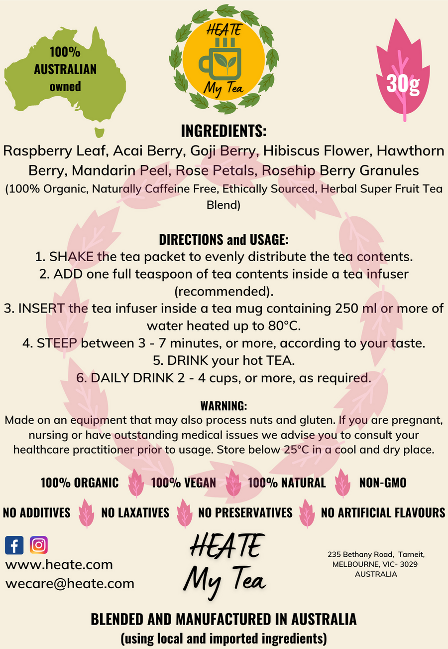 WOMEN'S WELLNESS TEA - 100% ORGANIC